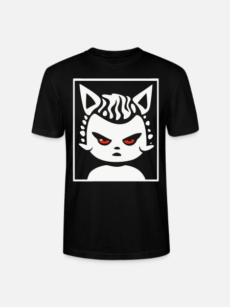 Dodu Pubby Cat Fille - T-shirt bio CRAFTER Stanley Stella Unisexe - noir
