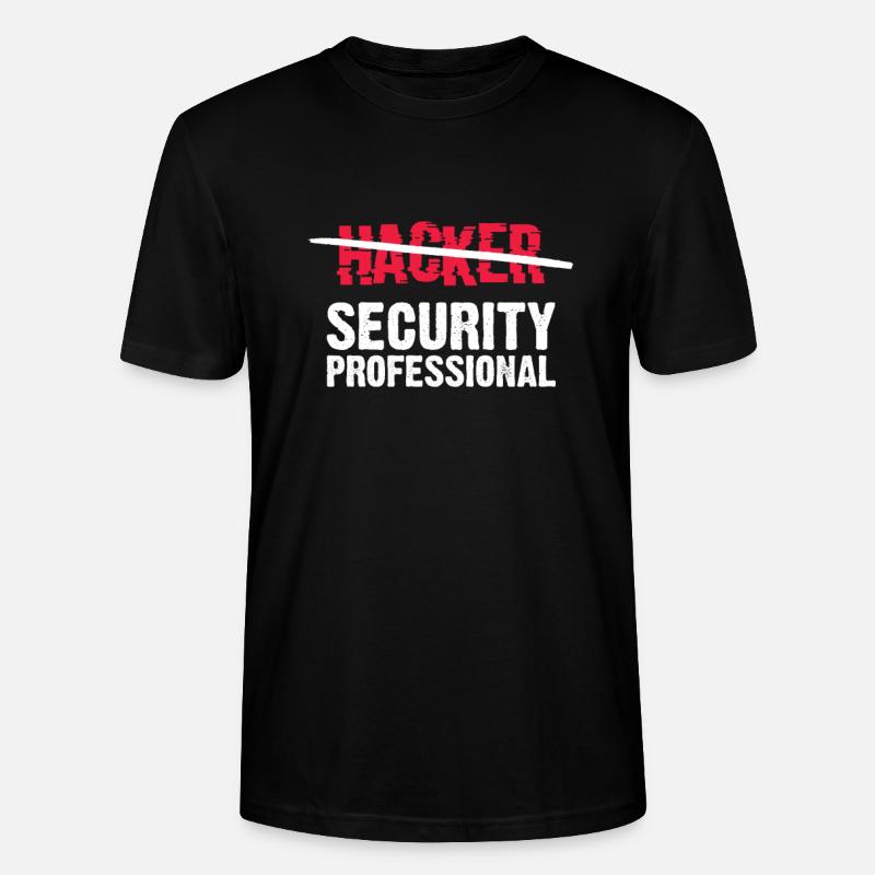 Hacker Coder Computer Hacking Gift - Stanley/Stella CRAFTER Unisex Organic T-Shirt - black