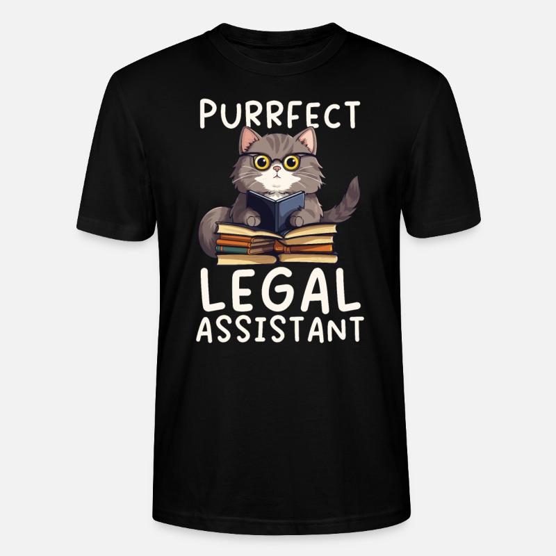 Juristischer Assistent Jurastudent Beruf Rechtsanwaltsfachangestellte - Stanley/Stella Unisex Bio-T-Shirt CRAFTER - Schwarz