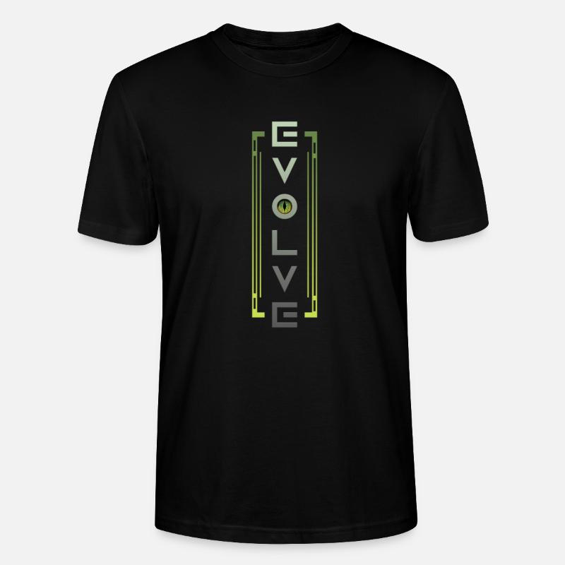 Evolutionärer Blick - Stanley/Stella Unisex Bio-T-Shirt CRAFTER - Schwarz