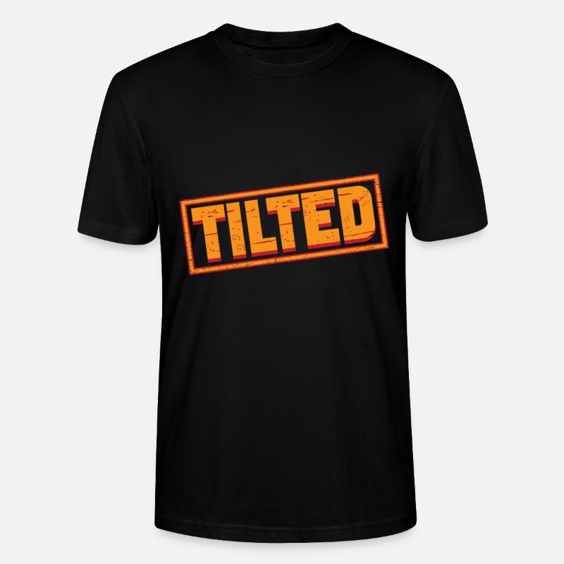 Tilted Pinball Machines GIft Ideas - Stanley/Stella Unisex Bio-T-Shirt CRAFTER - Schwarz