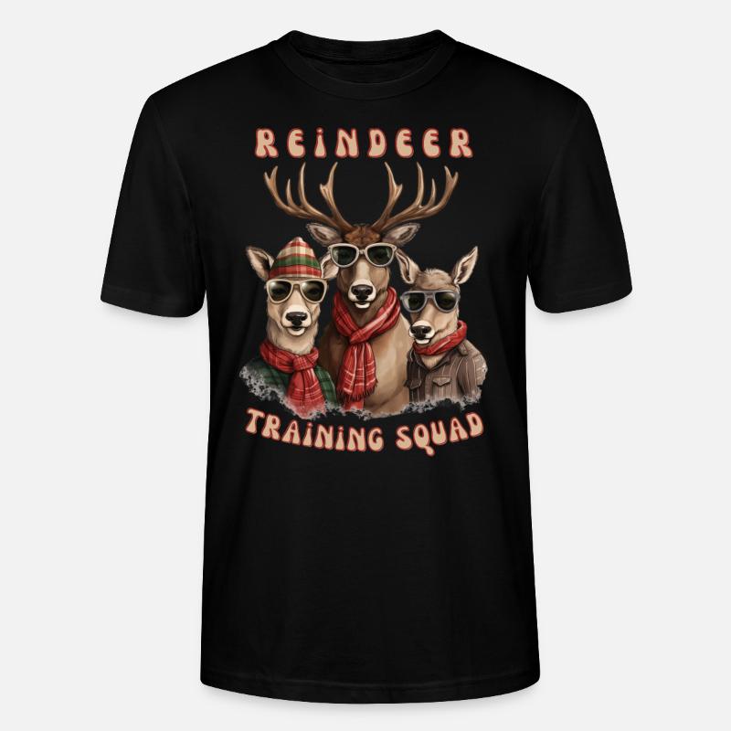 Rentier-Trainingstruppe - Stanley/Stella Unisex Bio-T-Shirt CRAFTER - Schwarz