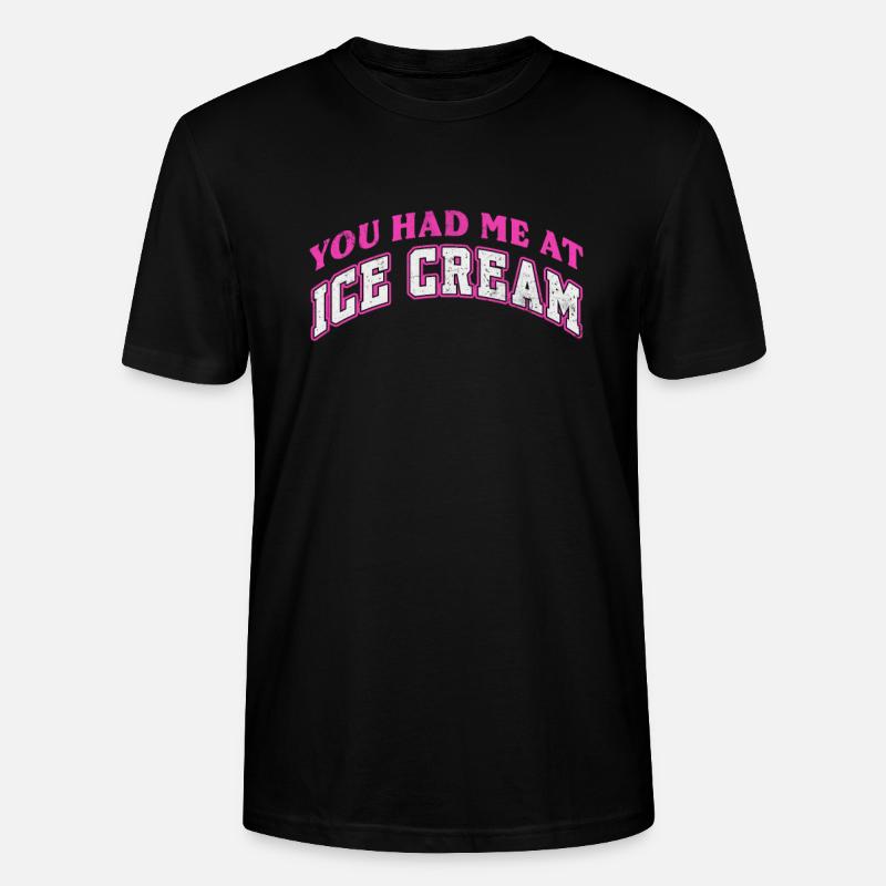 Eiscreme - Stanley/Stella Unisex Bio-T-Shirt CRAFTER - Schwarz