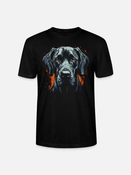 Great Dane - Stanley/Stella CRAFTER Unisex Organic T-Shirt - black