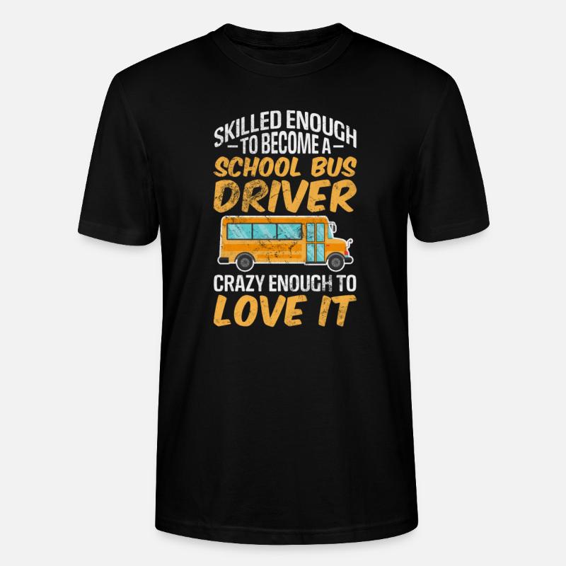 Busfahrer - Stanley/Stella Unisex Bio-T-Shirt CRAFTER - Schwarz