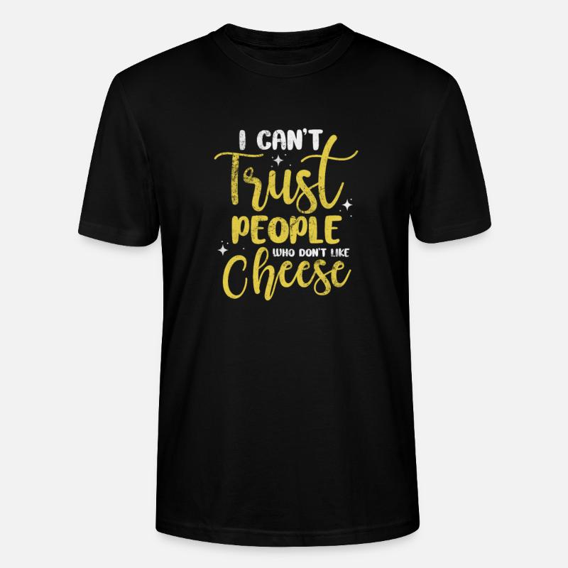 Käse - Stanley/Stella Unisex Bio-T-Shirt CRAFTER - Schwarz