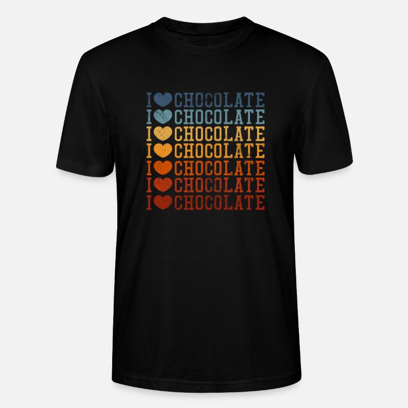 Schokolade - Stanley/Stella Unisex Bio-T-Shirt CRAFTER - Schwarz