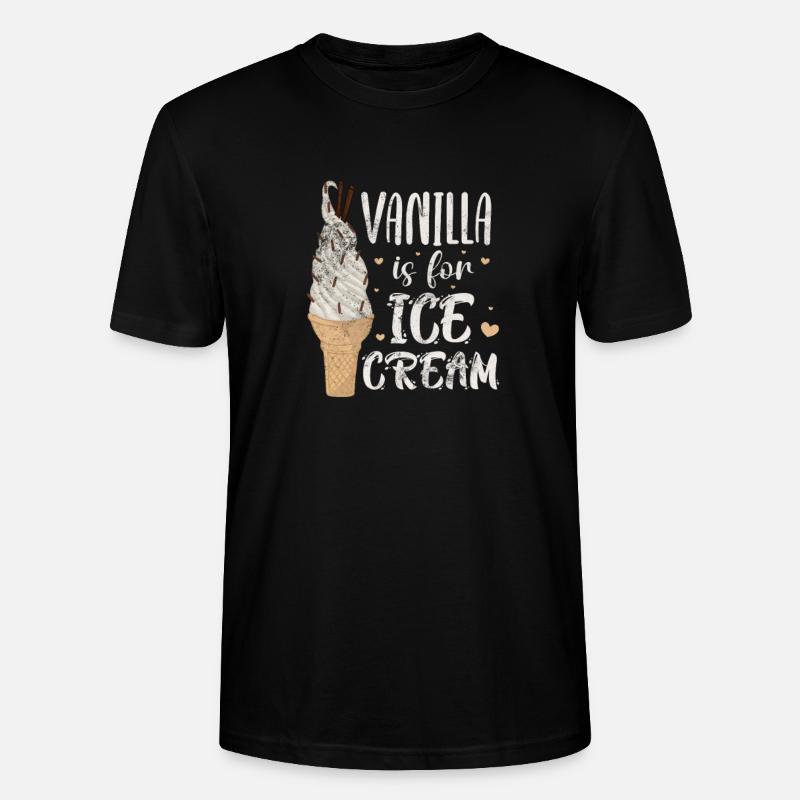 Eiscreme - Stanley/Stella Unisex Bio-T-Shirt CRAFTER - Schwarz