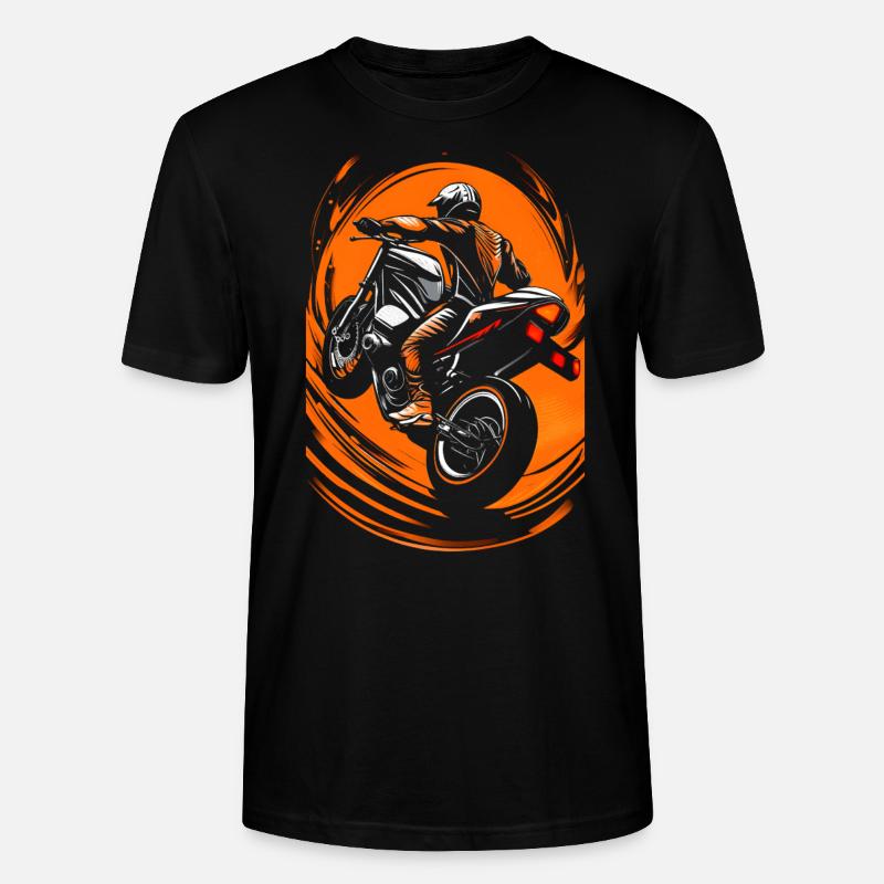 Biker Motorradfahrer - Stanley/Stella Unisex Bio-T-Shirt CRAFTER - Schwarz