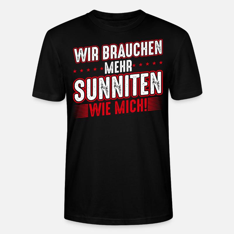 Hatay Sunniten Antakya - Stanley/Stella Unisex Bio-T-Shirt CRAFTER - Schwarz