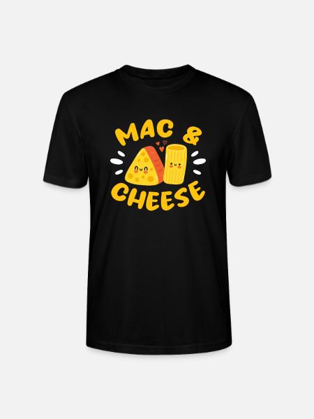Cheese Cheesecake Food Gift - Stanley/Stella CRAFTER Unisex Organic T-Shirt - black
