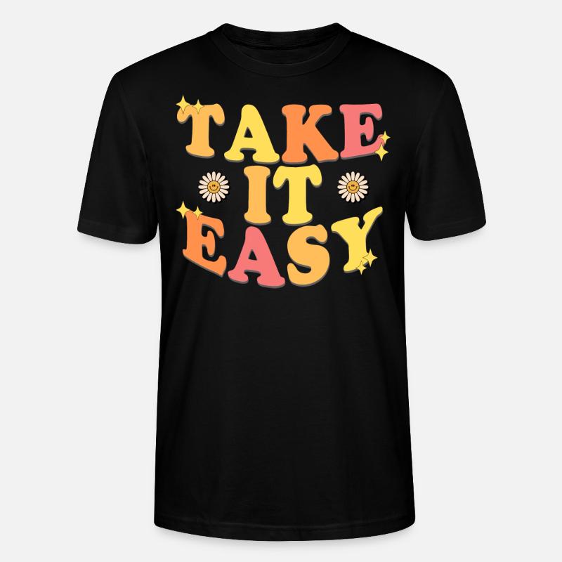 Take It Easy - Stanley/Stella Unisex Bio-T-Shirt CRAFTER - Schwarz