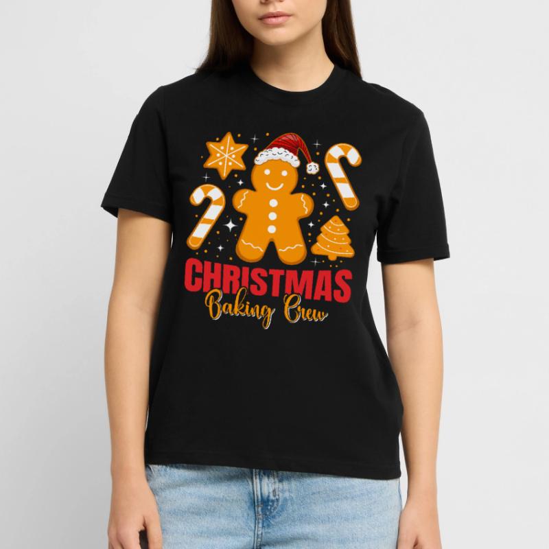Backfans Noël Biscuits de l’équipe de cuisson T-shirt bio CRAFTER Stanley Stella Unisexe