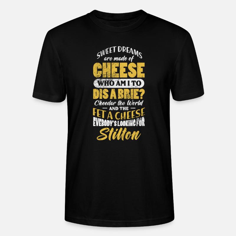 Käse - Stanley/Stella Unisex Bio-T-Shirt CRAFTER - Schwarz