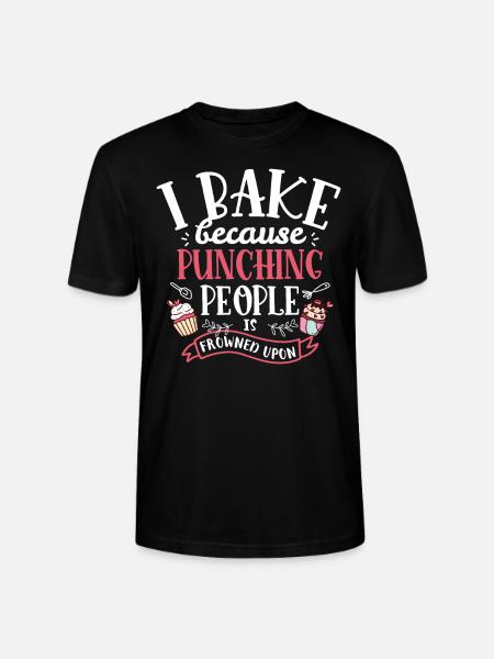 Cupcake Muffin Baking Gift - Stanley/Stella CRAFTER Unisex Organic T-Shirt - black