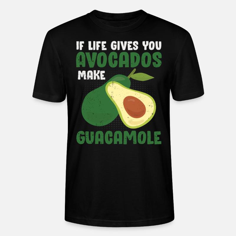 Avocado - Stanley/Stella Unisex Bio-T-Shirt CRAFTER - Schwarz