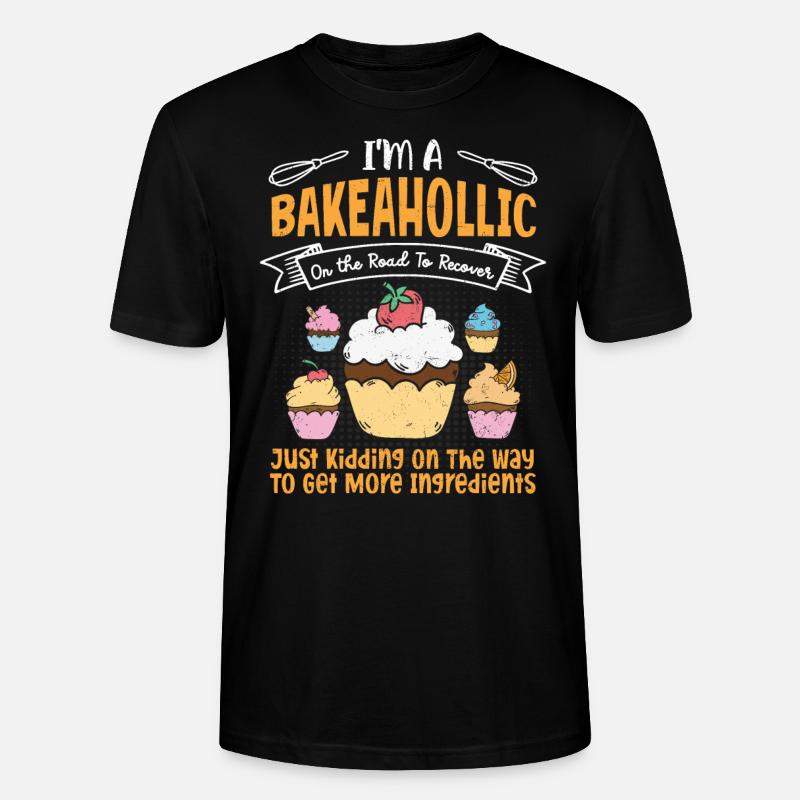Bäcker - Stanley/Stella Unisex Bio-T-Shirt CRAFTER - Schwarz
