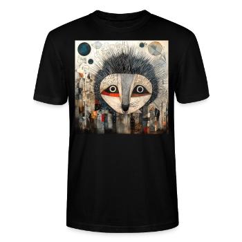 i whish i could outrun cars like >> s o n i c - Stanley/Stella Unisex Bio-T-Shirt CRAFTER - Schwarz - Vorne - Alina (178cm) & Michal (187cm)