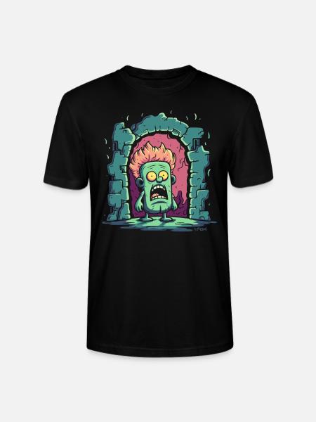 Little Dungeon Man - Stanley/Stella CRAFTER Unisex Organic T-Shirt - black