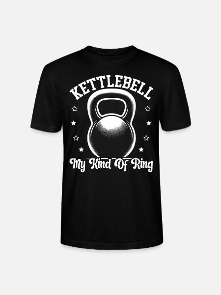 Kettlebell Trening Fitness Podróż Kulturysta - Ekologiczna koszulka typu unisex Stanley/Stella CRAFTER - czarny