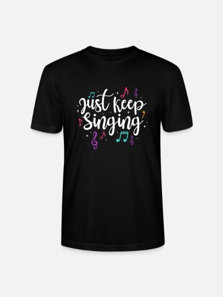 Sanger Sanger Sang Musiker Gave - Stanley Stella CRAFTER unisex økologisk-T-shirt - sort