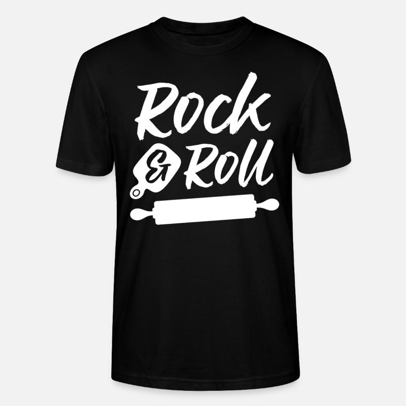 Bäcker Bäckerein Backwaren Backen Geschenk - Stanley/Stella Unisex Bio-T-Shirt CRAFTER - Schwarz