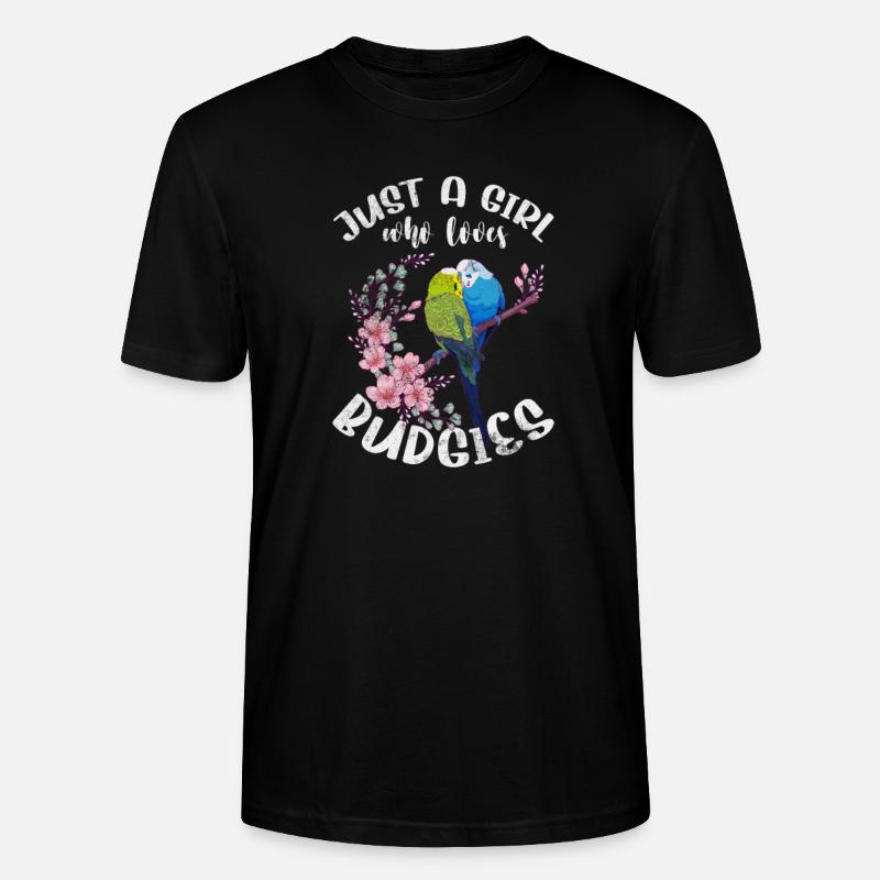 Perruche ondulée - T-shirt bio CRAFTER Stanley Stella Unisexe - noir