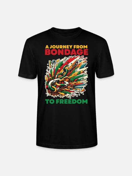 Emanzipationsproklamation Black Pride Juneteenth - Stanley/Stella Unisex Bio-T-Shirt CRAFTER - Schwarz