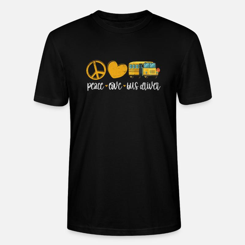 Busfahrer - Stanley/Stella Unisex Bio-T-Shirt CRAFTER - Schwarz