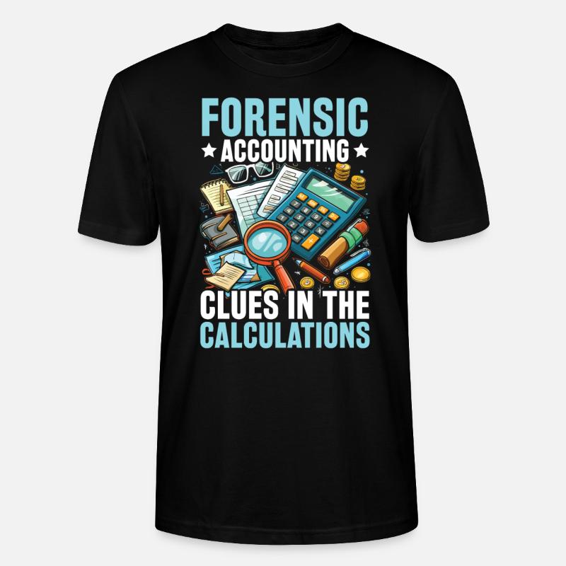 Juricomptable Profession Audit Comptabilité - T-shirt bio CRAFTER Stanley Stella Unisexe - noir
