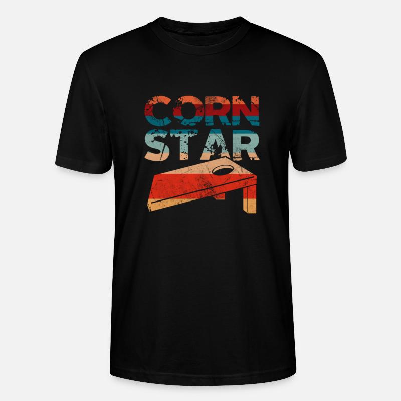 Cornhole - Stanley/Stella Unisex Bio-T-Shirt CRAFTER - Schwarz