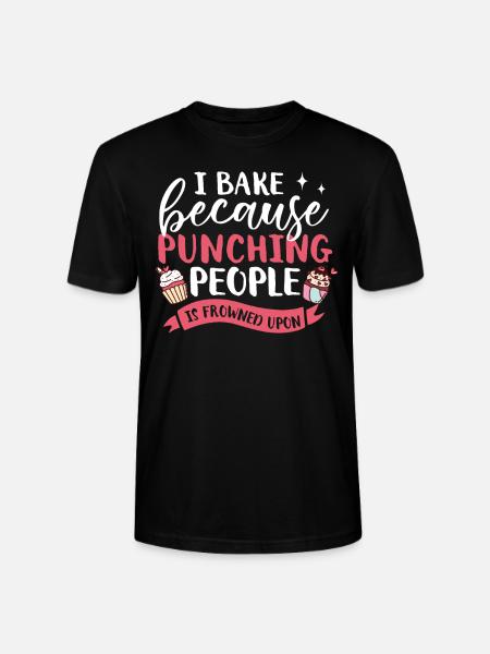 Cupcake Muffin Baking Gift - Stanley/Stella CRAFTER Unisex Organic T-Shirt - black