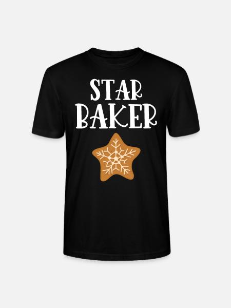 Bäcker Bäckerein Backwaren Backen Geschenk - Stanley/Stella Unisex Bio-T-Shirt CRAFTER - Schwarz