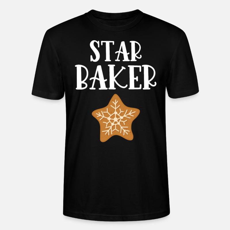 Bäcker Bäckerein Backwaren Backen Geschenk - Stanley/Stella Unisex Bio-T-Shirt CRAFTER - Schwarz