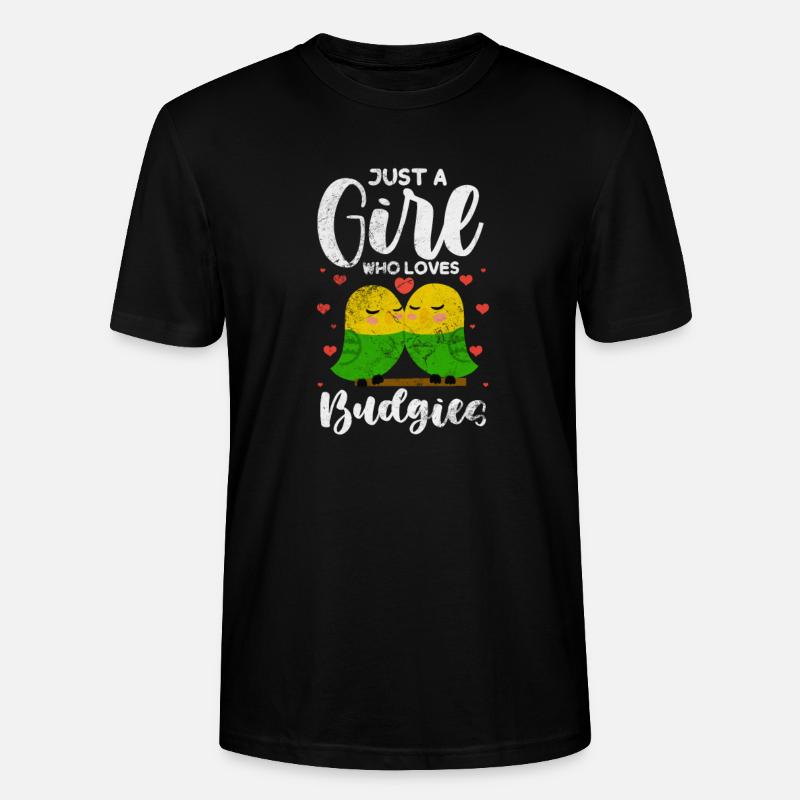 Perruche ondulée - T-shirt bio CRAFTER Stanley Stella Unisexe - noir
