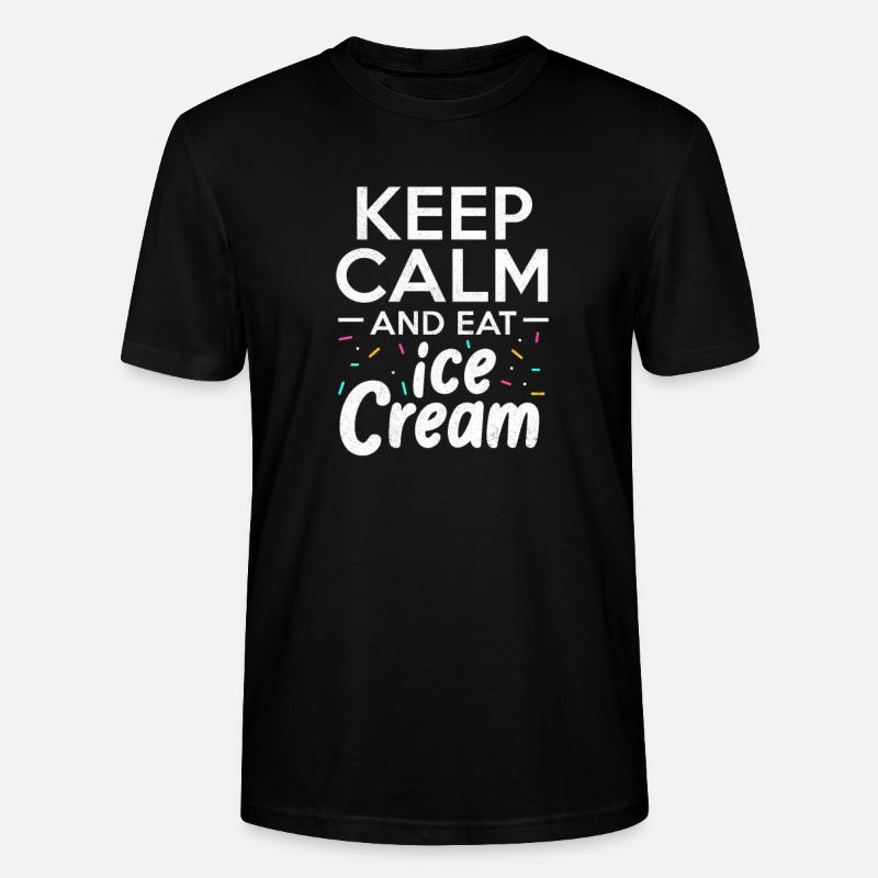 Eiscreme - Stanley/Stella Unisex Bio-T-Shirt CRAFTER - Schwarz