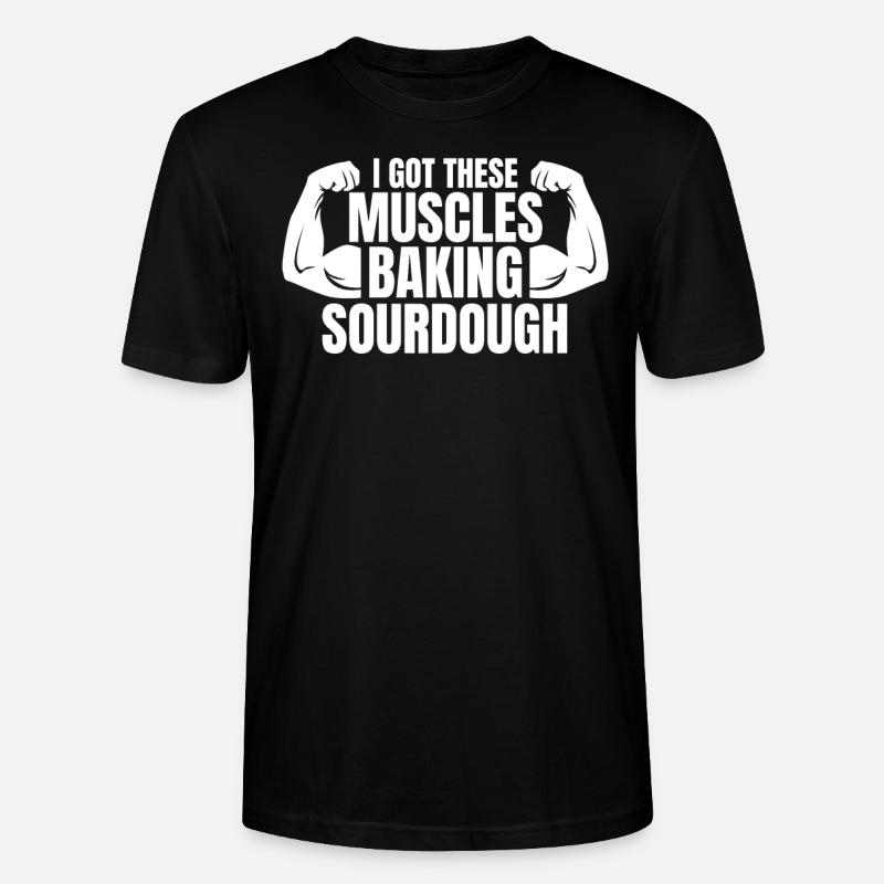 Bäcker Bäckerein Backwaren Backen Geschenk - Stanley/Stella Unisex Bio-T-Shirt CRAFTER - Schwarz