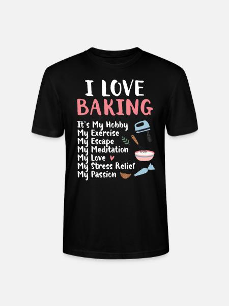 Bäcker Bäckerein Backwaren Backen Geschenk - Stanley/Stella Unisex Bio-T-Shirt CRAFTER - Schwarz