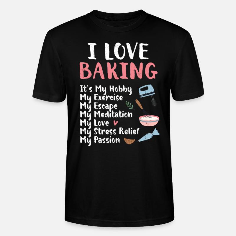 Bäcker - Stanley/Stella Unisex Bio-T-Shirt CRAFTER - Schwarz