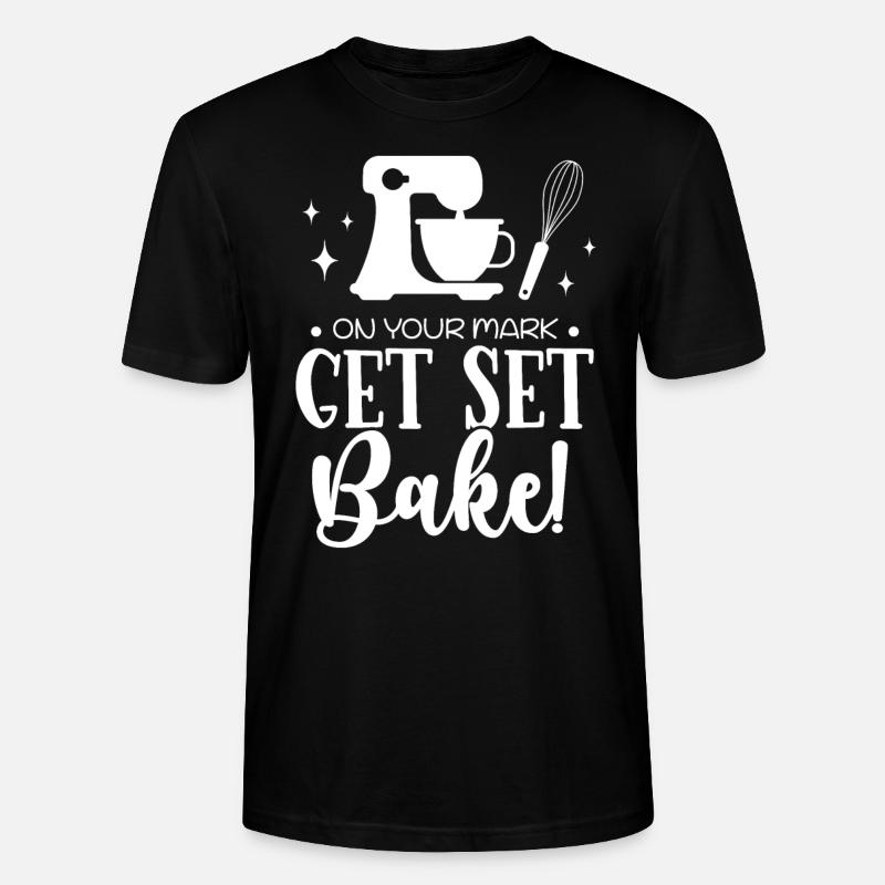 Bäcker Bäckerein Backwaren Backen Geschenk - Stanley/Stella Unisex Bio-T-Shirt CRAFTER - Schwarz