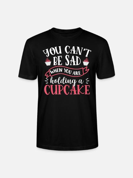Cupcake Muffin Baking Gift - Stanley/Stella CRAFTER Unisex Organic T-Shirt - black