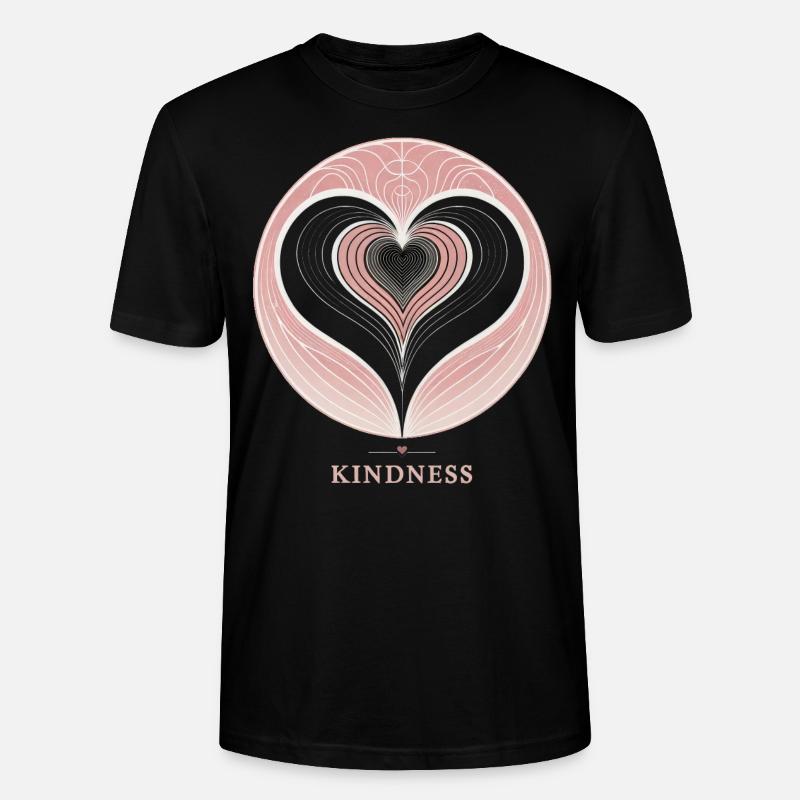 Spirale de gentillesse - T-shirt bio CRAFTER Stanley Stella Unisexe - noir