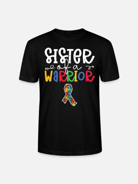 Autism - Stanley/Stella CRAFTER Unisex Organic T-Shirt - black