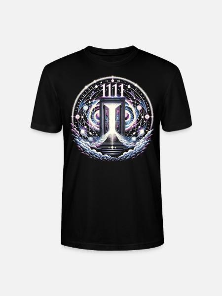 Englenummer Åndelig vejledning Numerologi - Stanley Stella CRAFTER unisex økologisk-T-shirt - sort