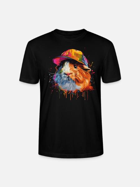 Cochon d’Inde cool - T-shirt bio CRAFTER Stanley Stella Unisexe - noir