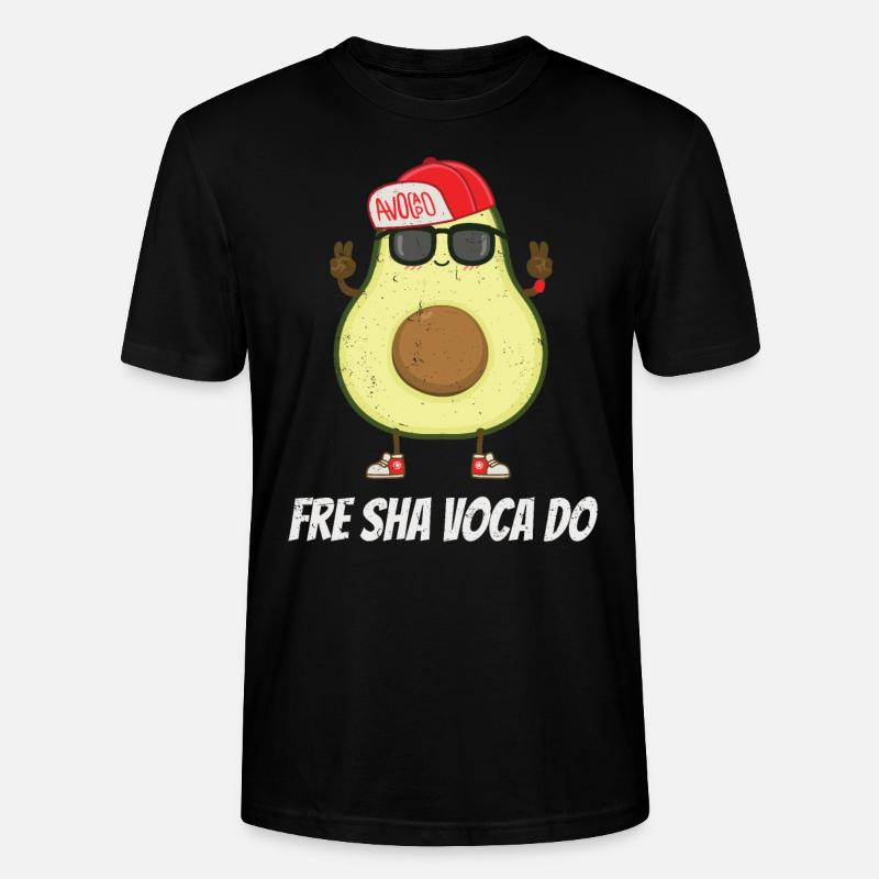 Avocado - Stanley/Stella Unisex Bio-T-Shirt CRAFTER - Schwarz