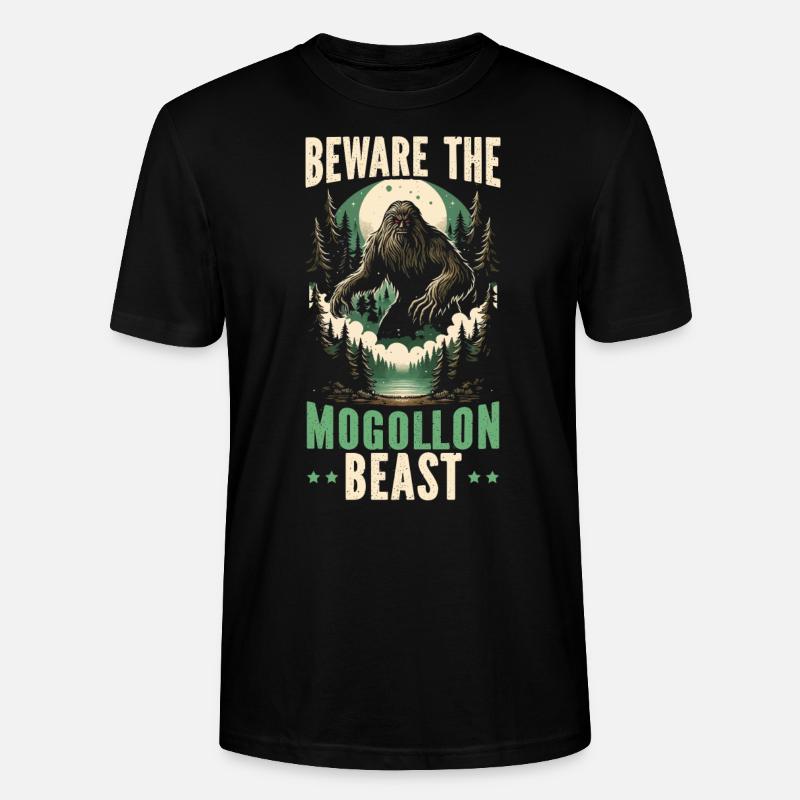Mogollon Mostro Mitico Criptozoologia Criptide - Maglietta unisex ecologica CRAFTER di Stanley/Stella - nero