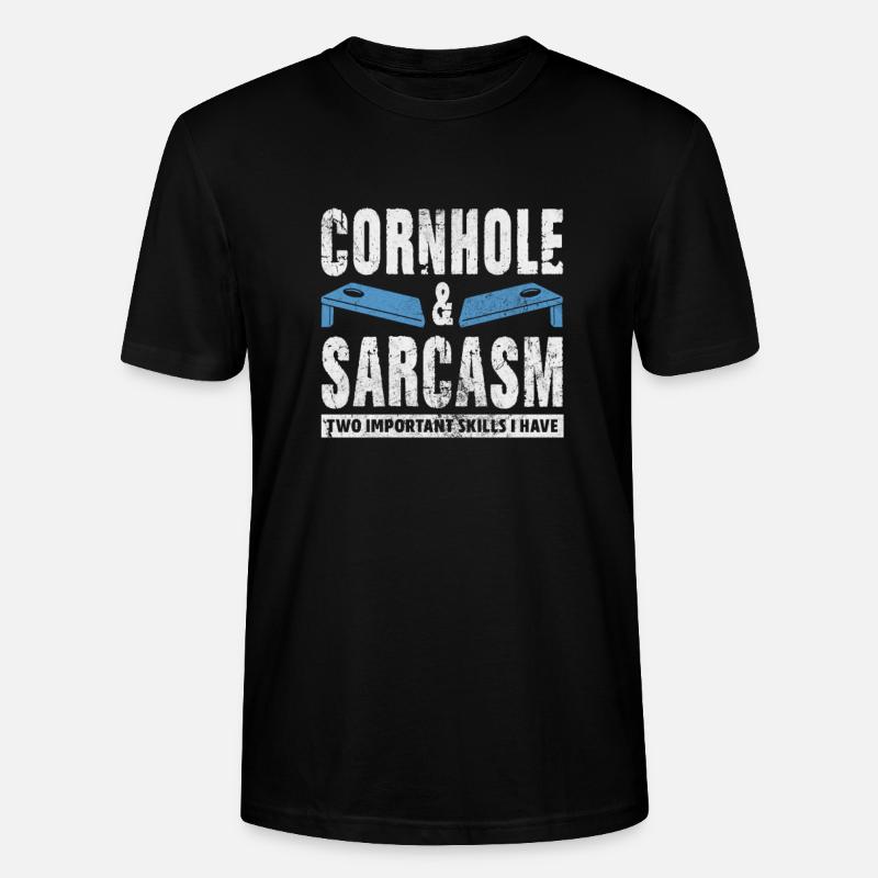 Cornhole - Stanley/Stella Unisex Bio-T-Shirt CRAFTER - Schwarz