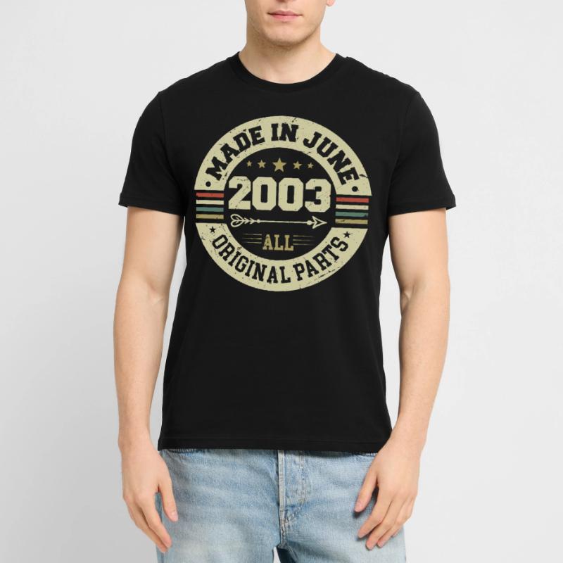 Juni 2003 Geburtstagsgeschenk Juni 2003 Juni 2003 Stanley/Stella Unisex Bio-T-Shirt CRAFTER