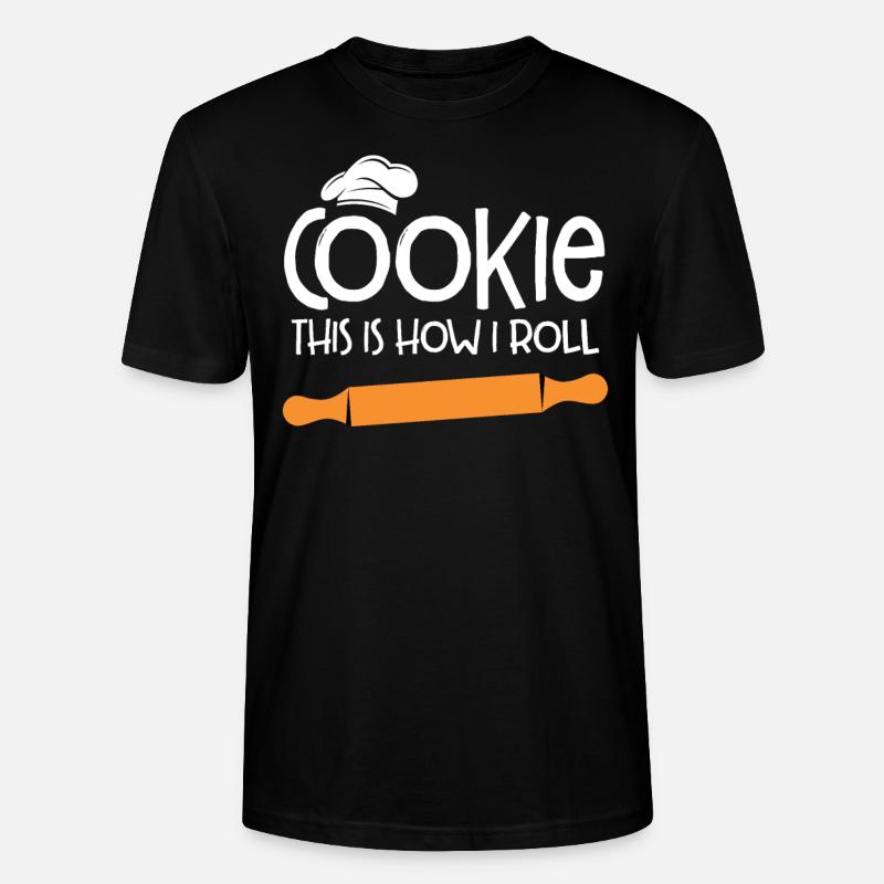 Bäcker Bäckerein Backwaren Backen Geschenk - Stanley/Stella Unisex Bio-T-Shirt CRAFTER - Schwarz
